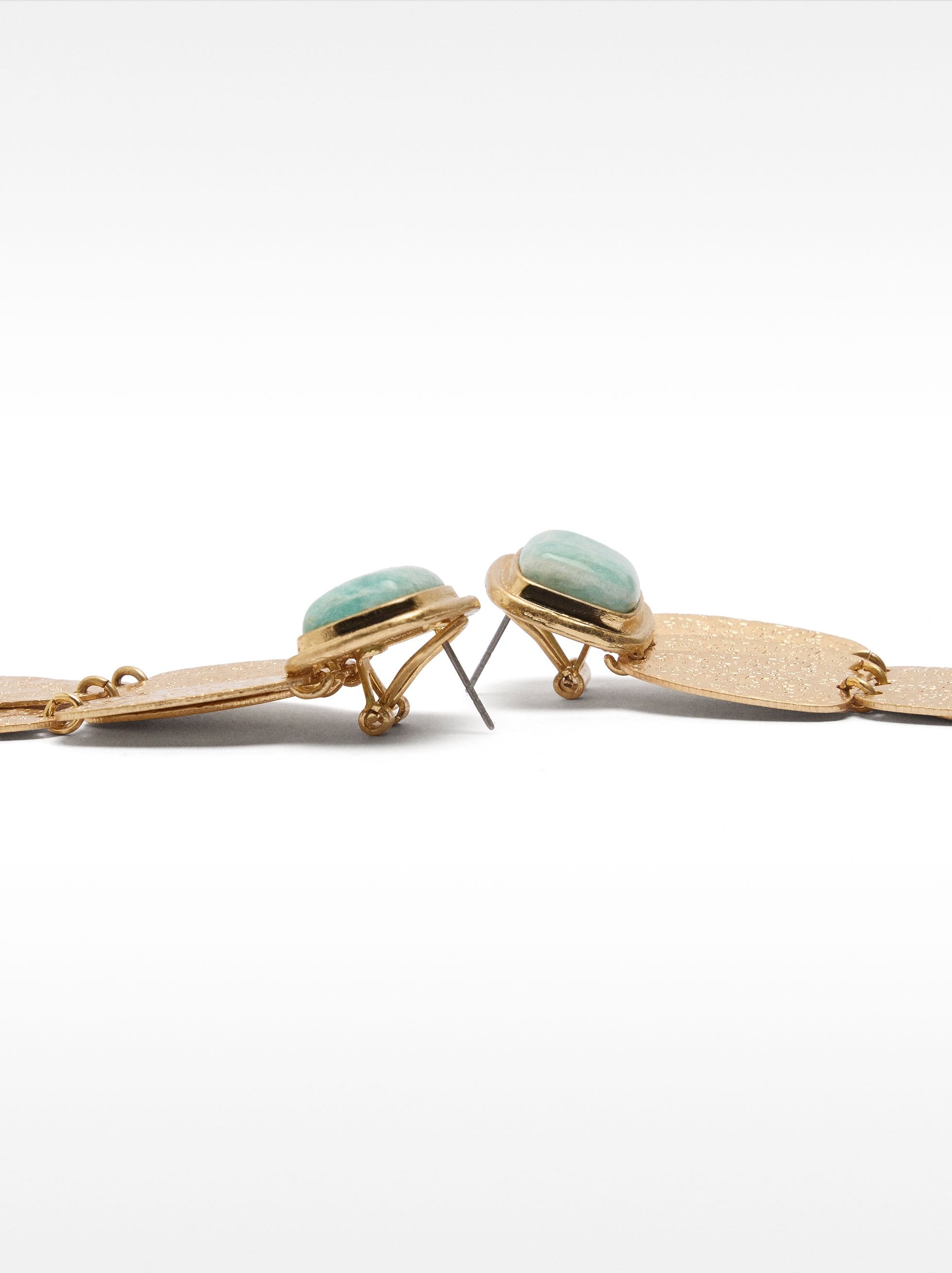 Pendientes Maxi Largos Con Piedras