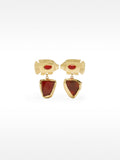 Pendientes De Peces Con Piedra