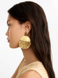 Pendientes De Brass Geométricos