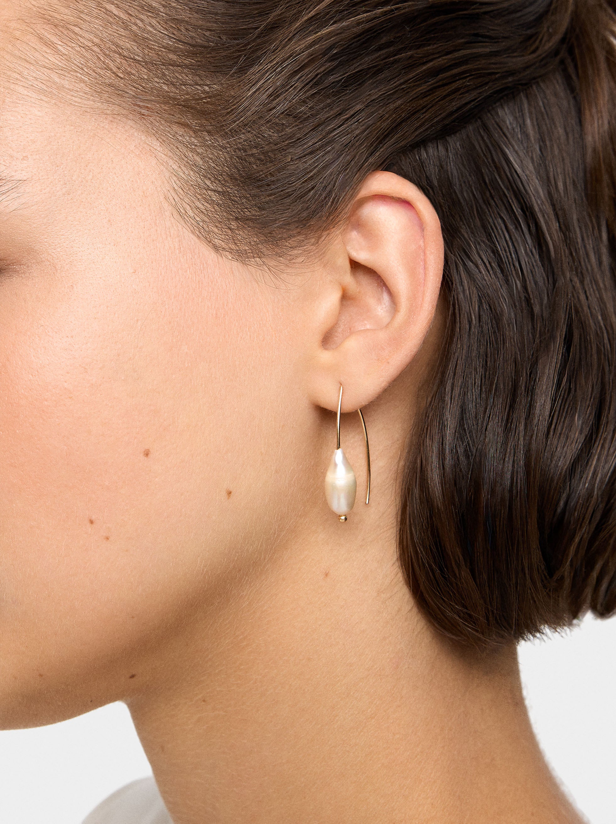 Pendientes Con Perlas De Agua Dulce