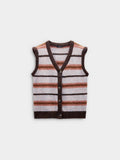 Chaleco De Punto A Rayas