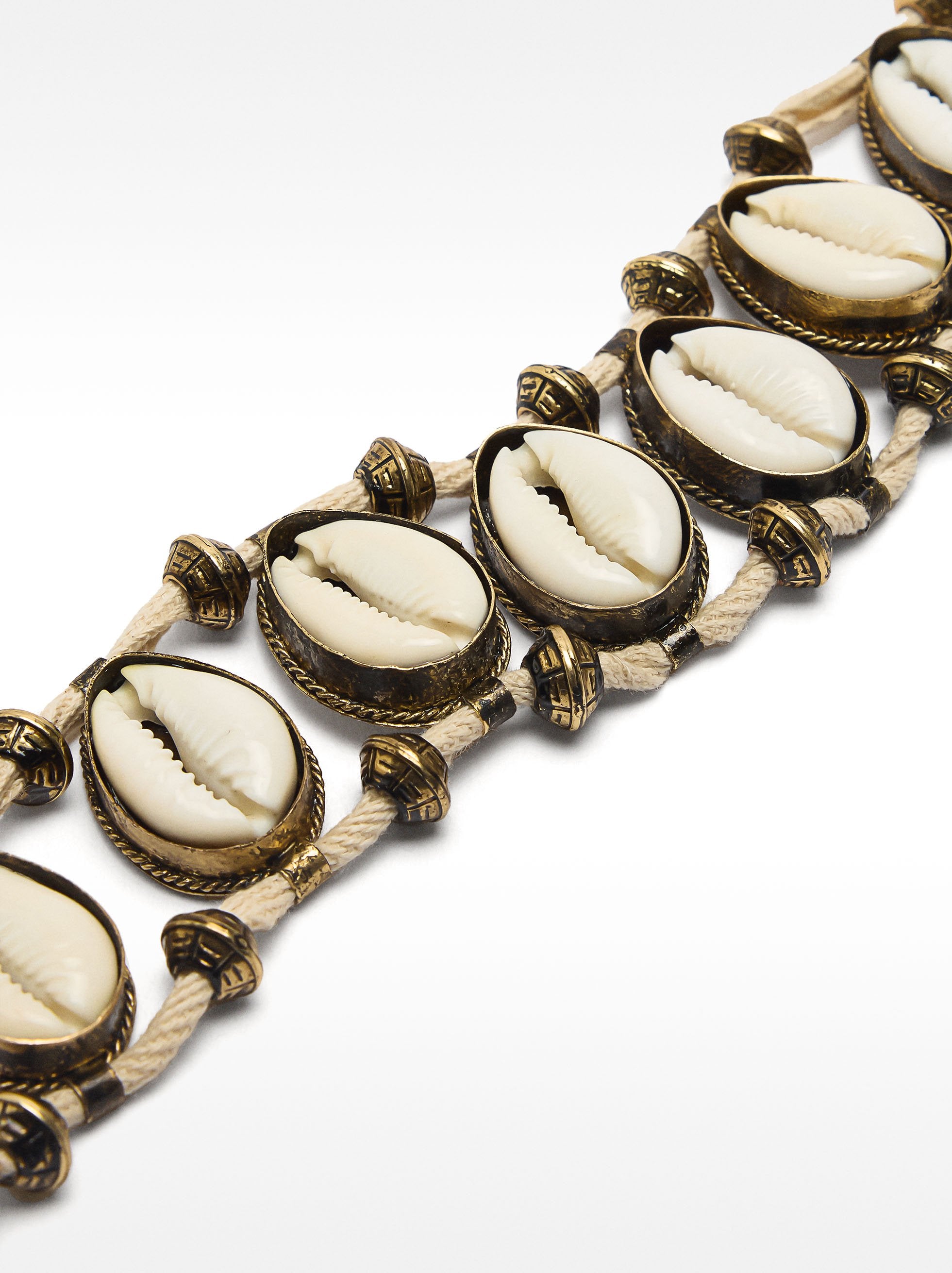 Tobillera Con Conchas