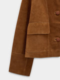 Chaqueta De Piel Con Bolsillos