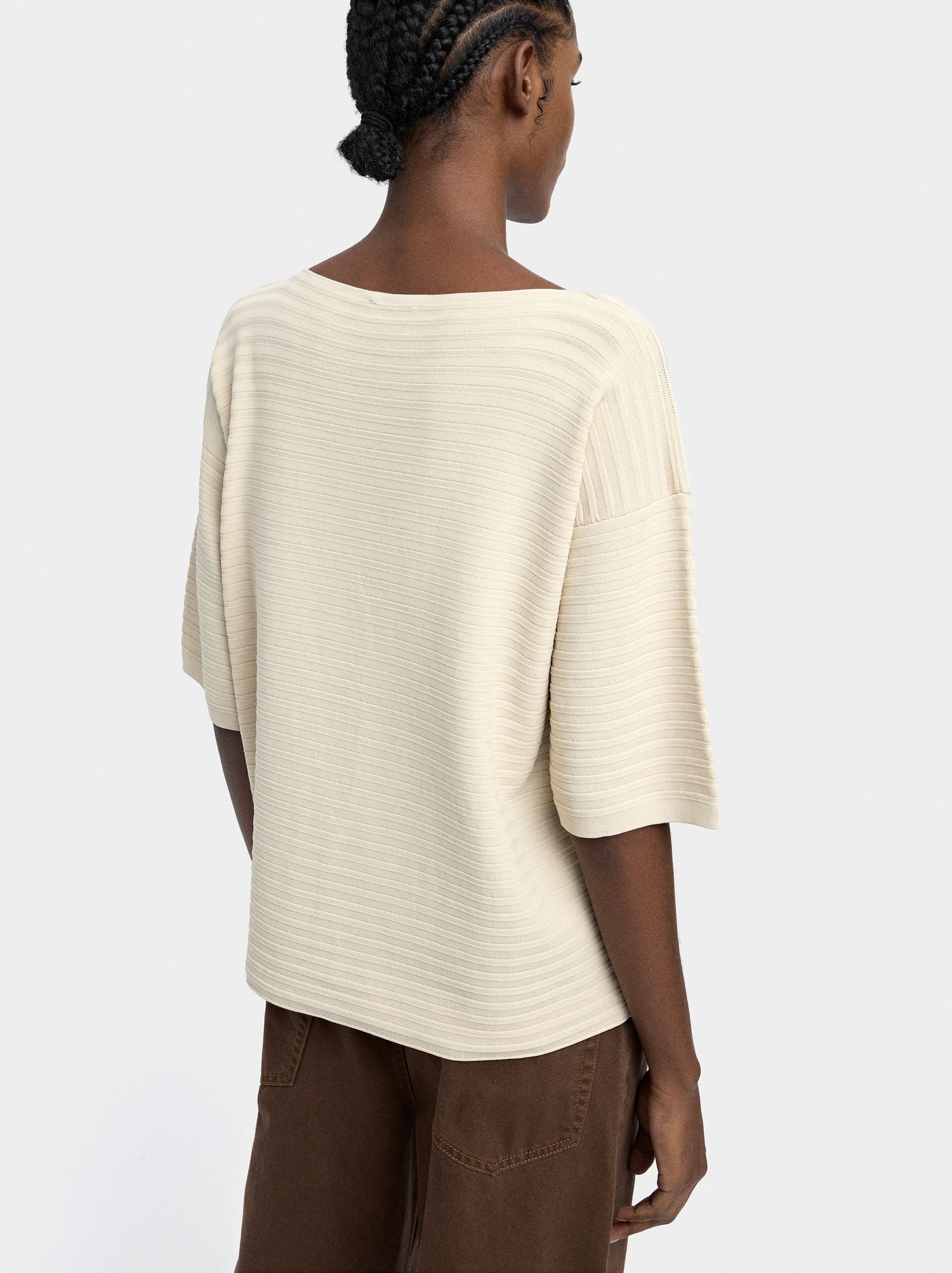 Jersey De Punto De Manga Corta