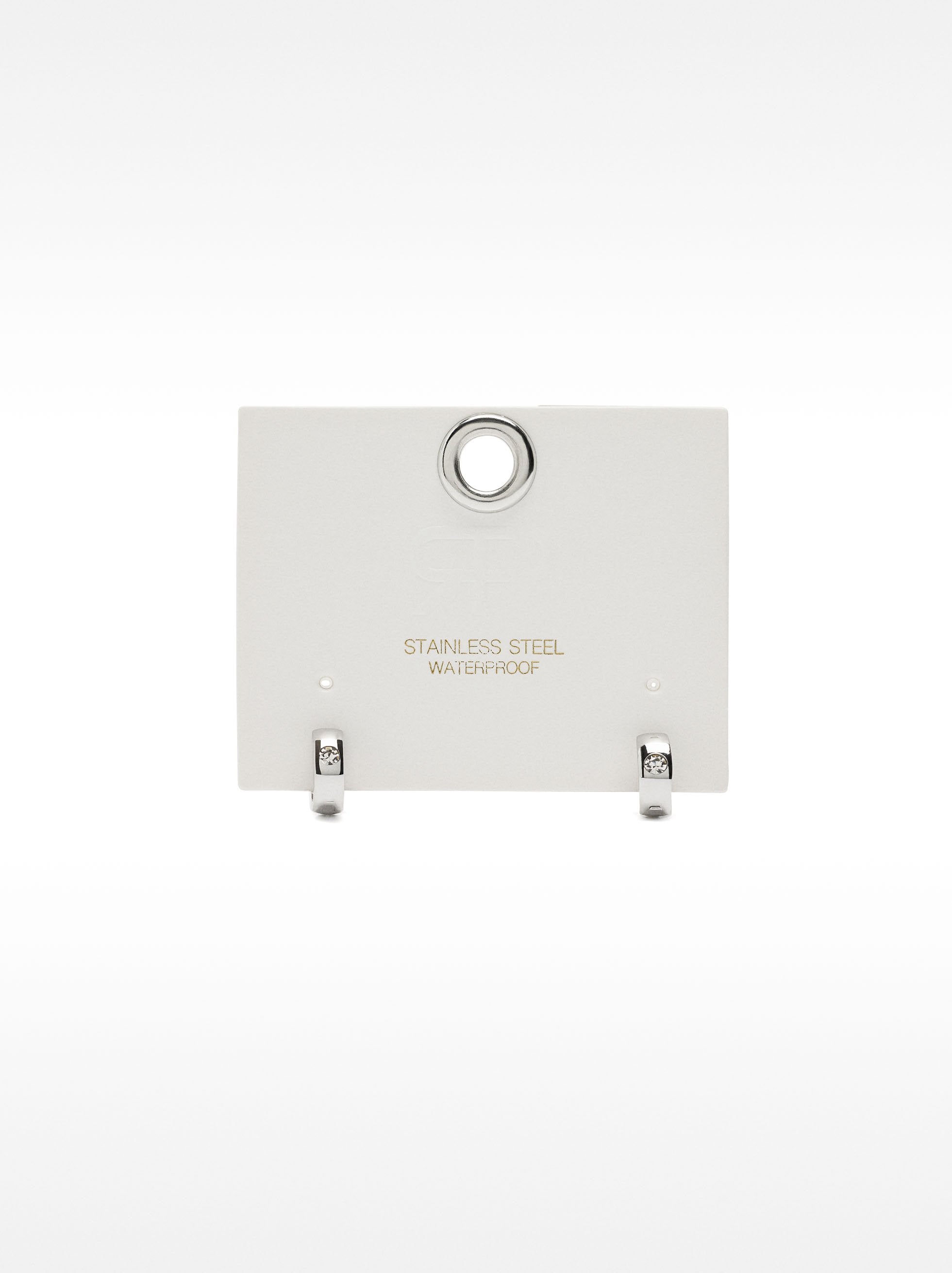 Pendientes Con Cristales - Acero Inoxidable