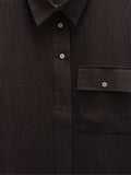 Camisa Fluida Con Efecto Arrugado