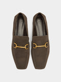Mocasines De Piel Con Detalle Metálico