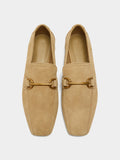 Mocasines De Piel Con Detalle Metálico