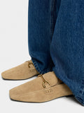 Mocasines De Piel Con Detalle Metálico