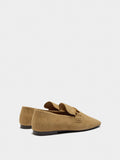 Mocasines De Piel Con Detalle Metálico