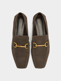 Mocasines De Piel Con Detalle Metálico