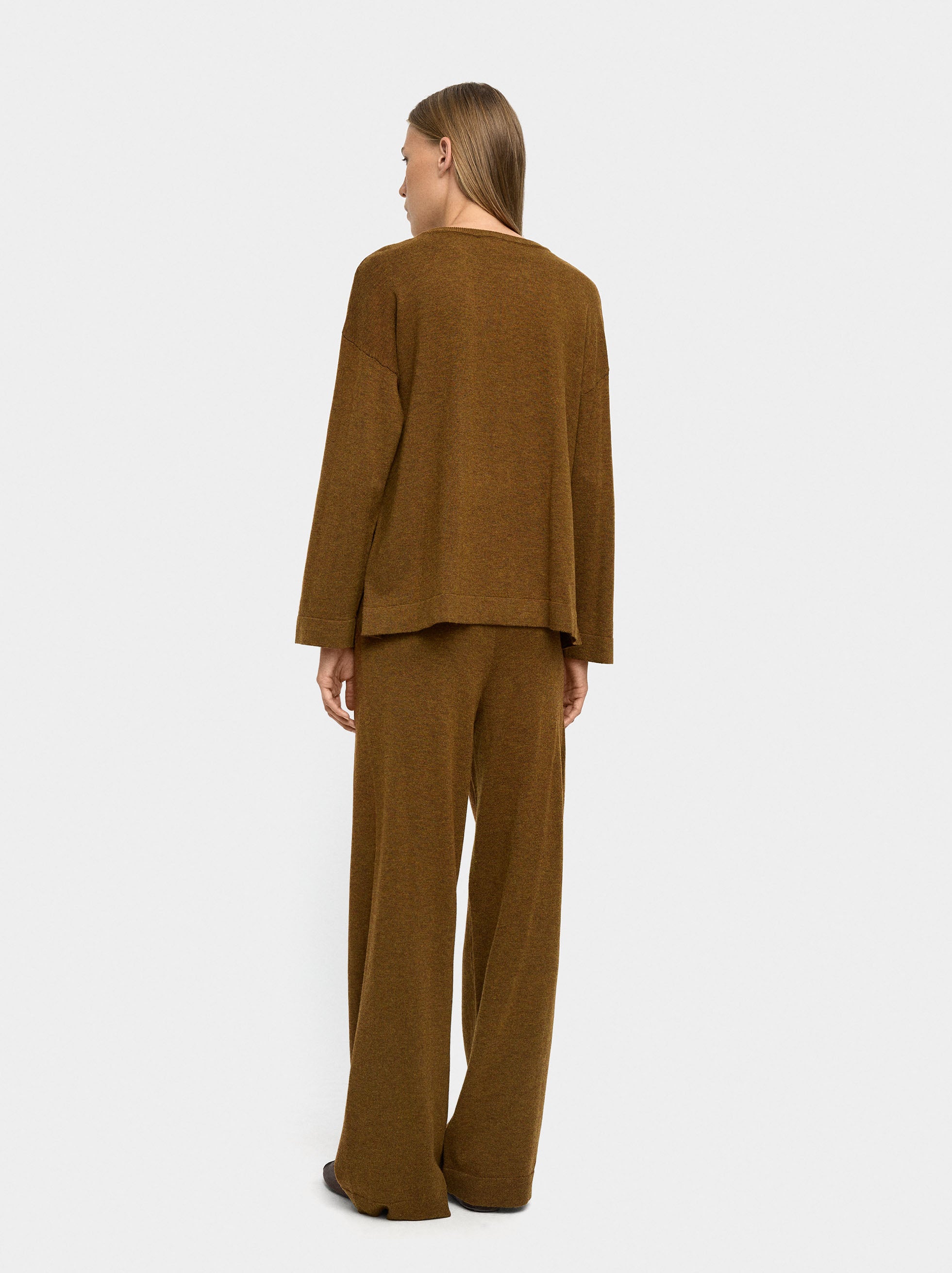 Pantalón De Punto Liso