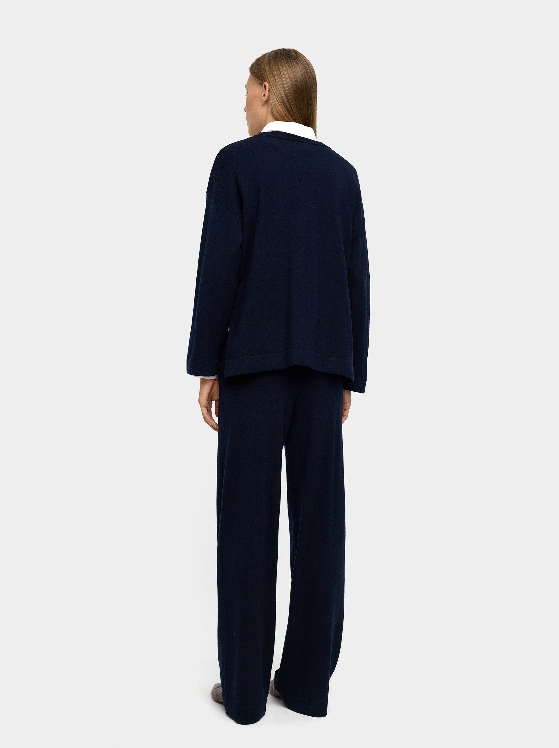 Pantalón De Punto Liso