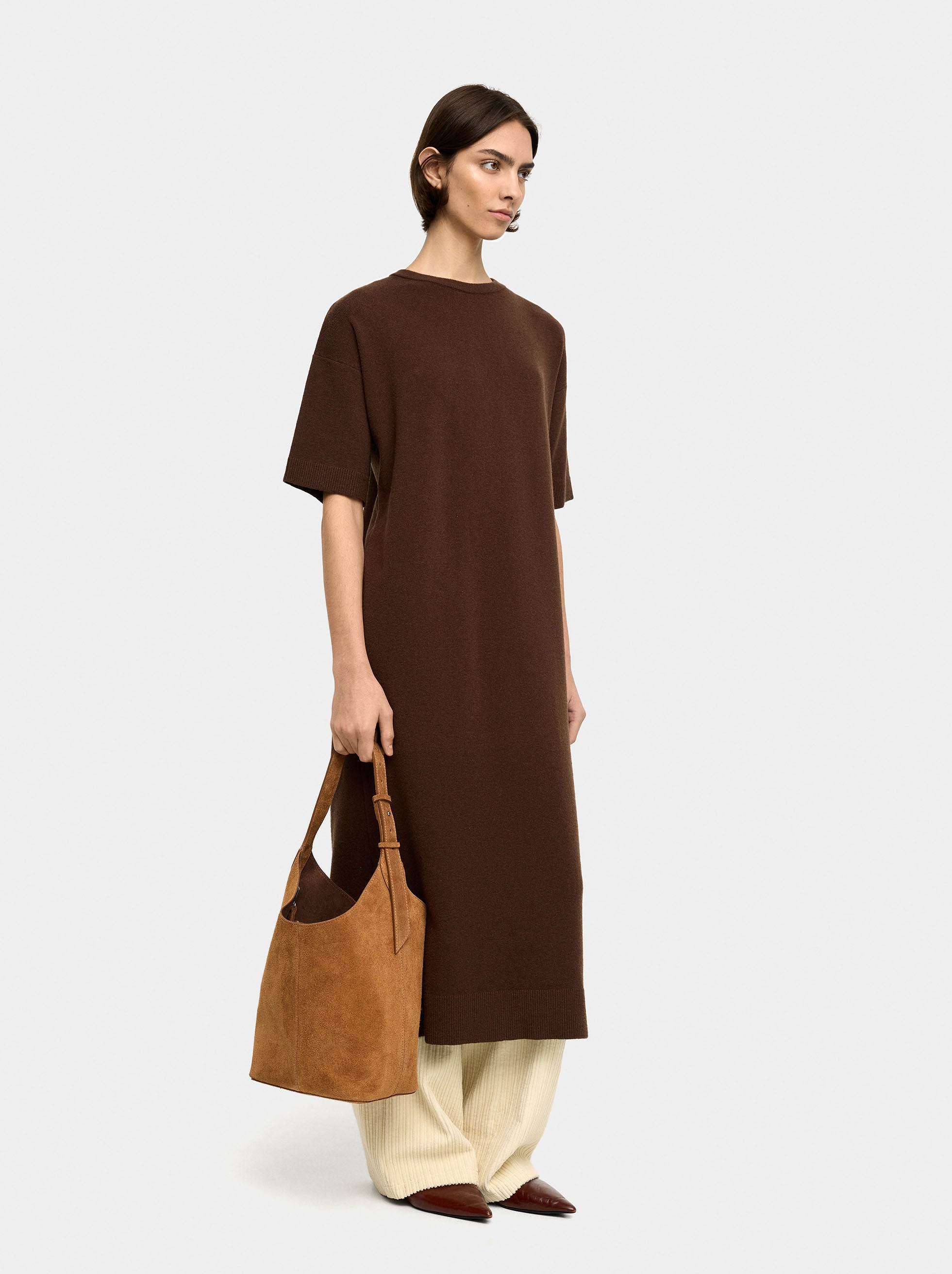 Vestido Midi De Punto