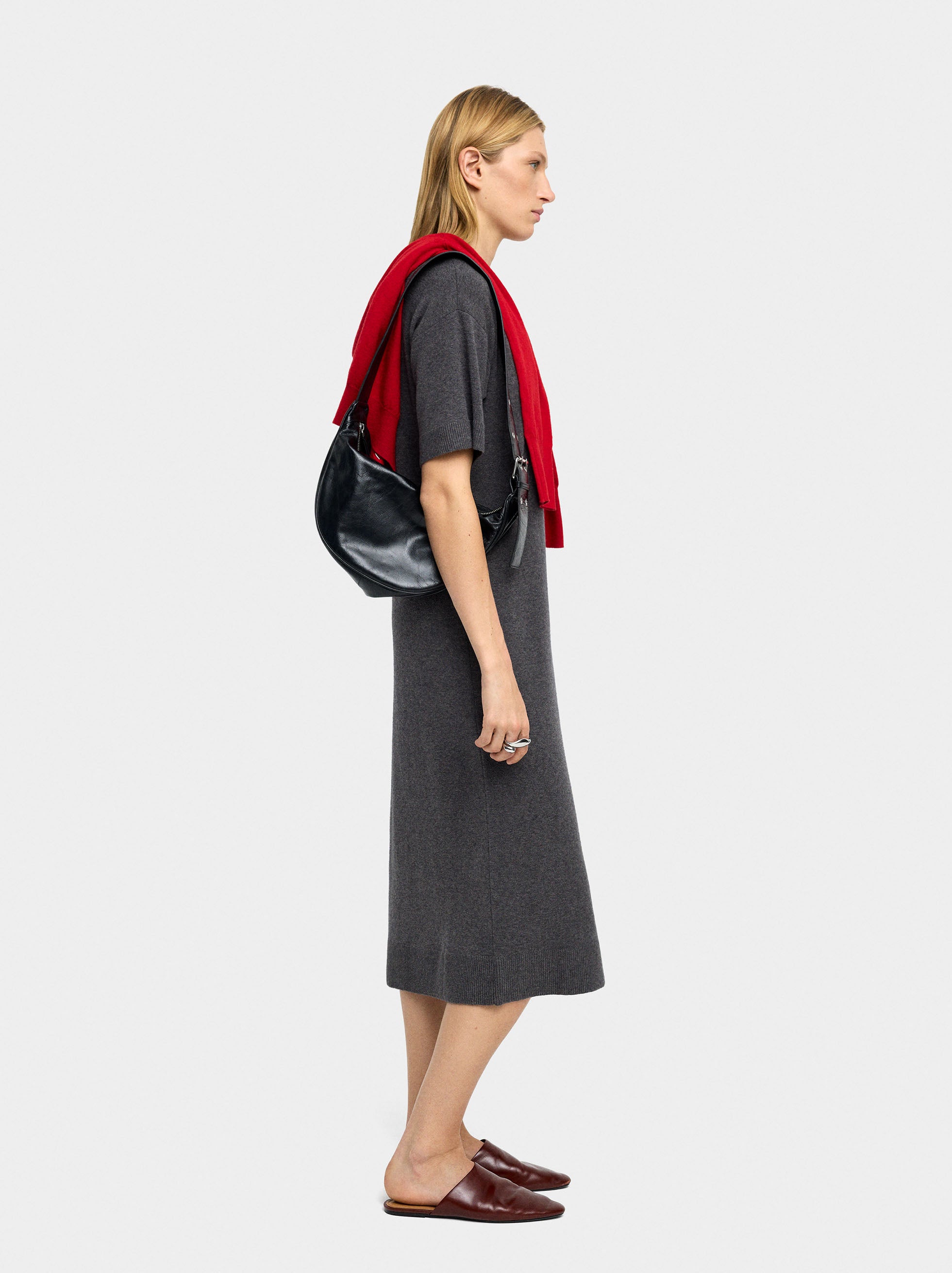 Vestido Midi De Punto