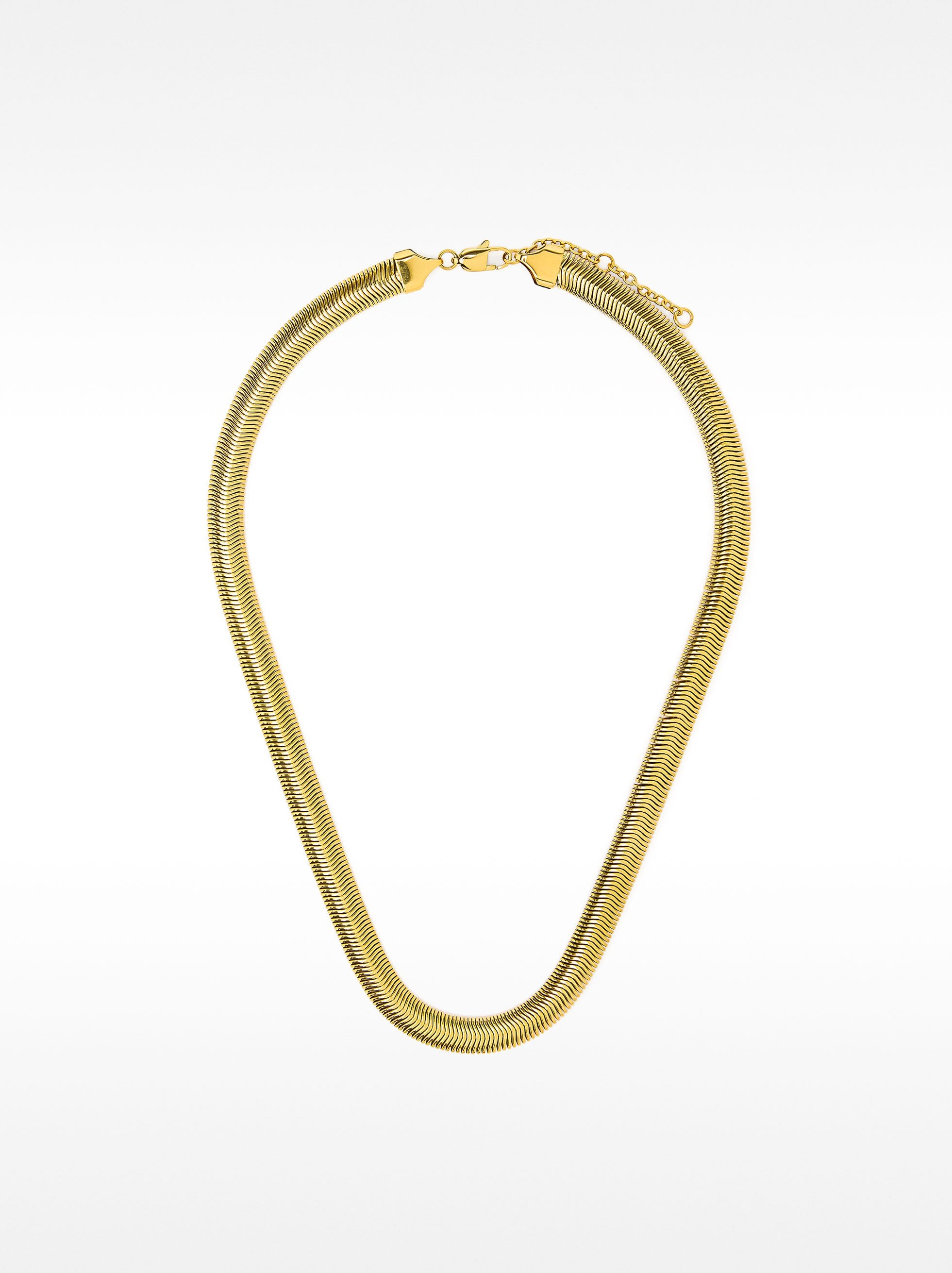 Collar Cadena De Cobra - Acero Inoxidable