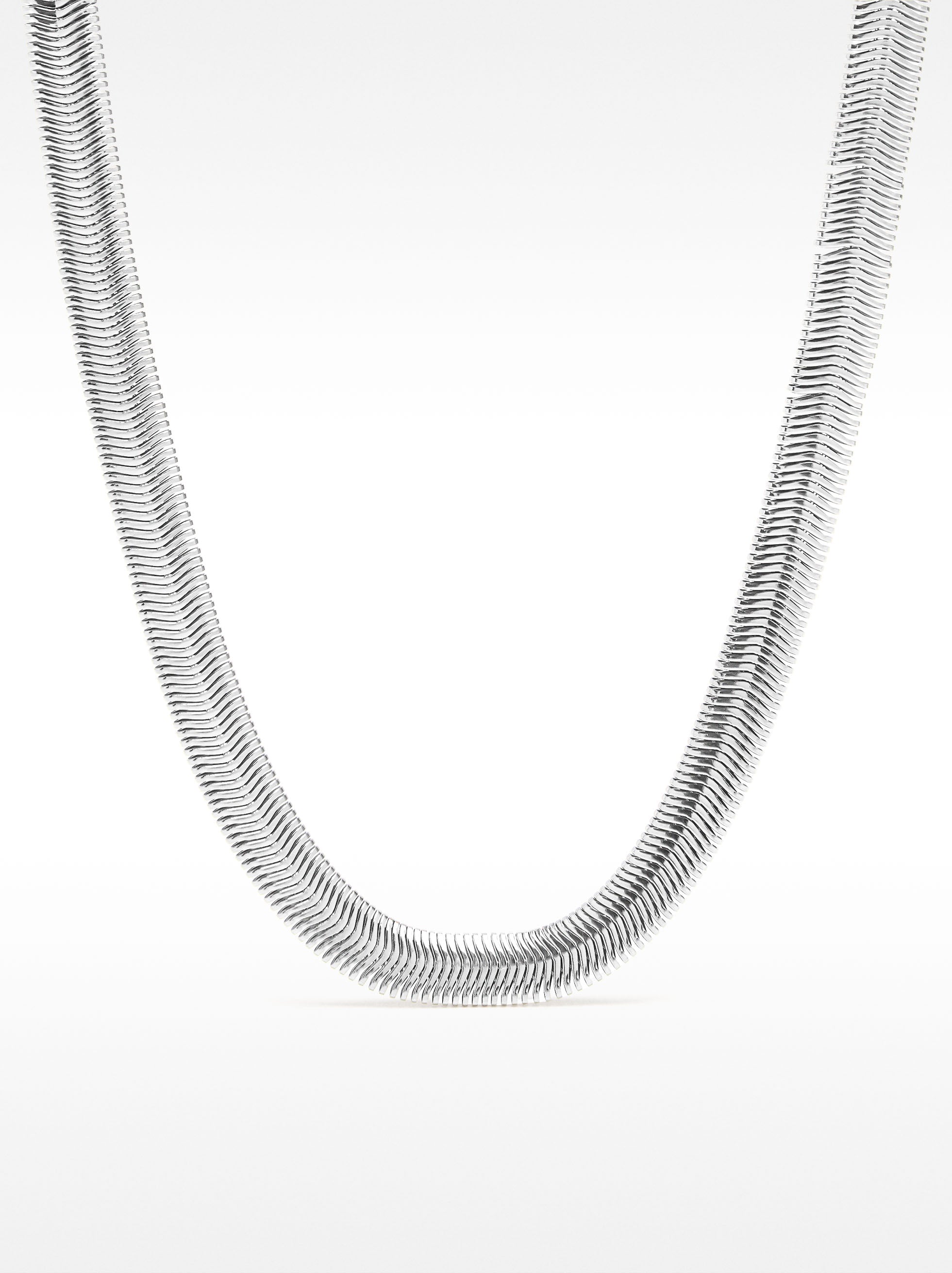 Collar Cadena De Serpiente – Acero Inoxidable