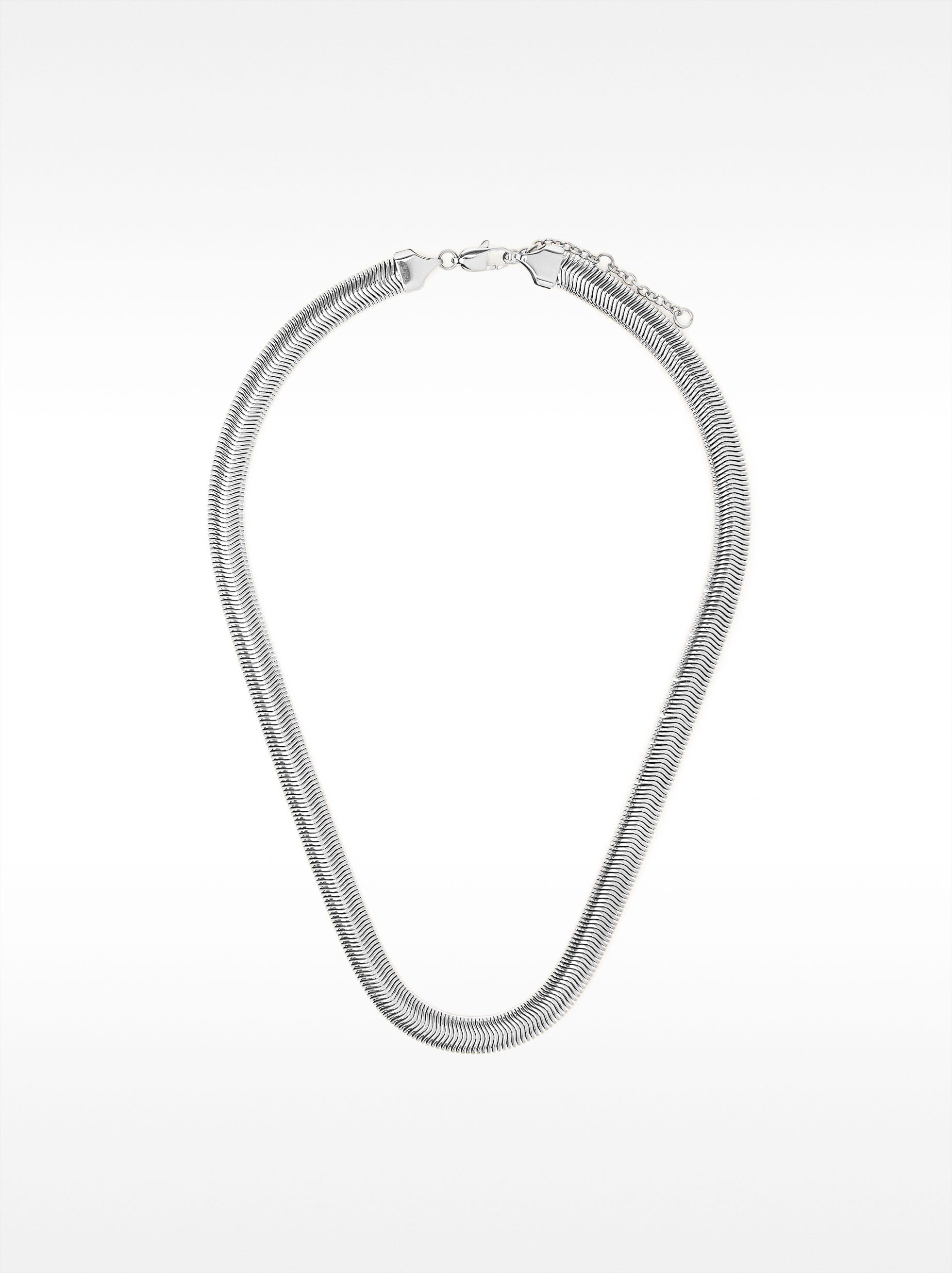 Collar Cadena De Serpiente – Acero Inoxidable