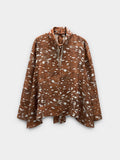 Blusa De Manga Larga Con Estampado Animal