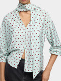 Camisa Estampado De Lunares
