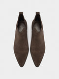 Botines Cowboy De Piel Con Aberturas