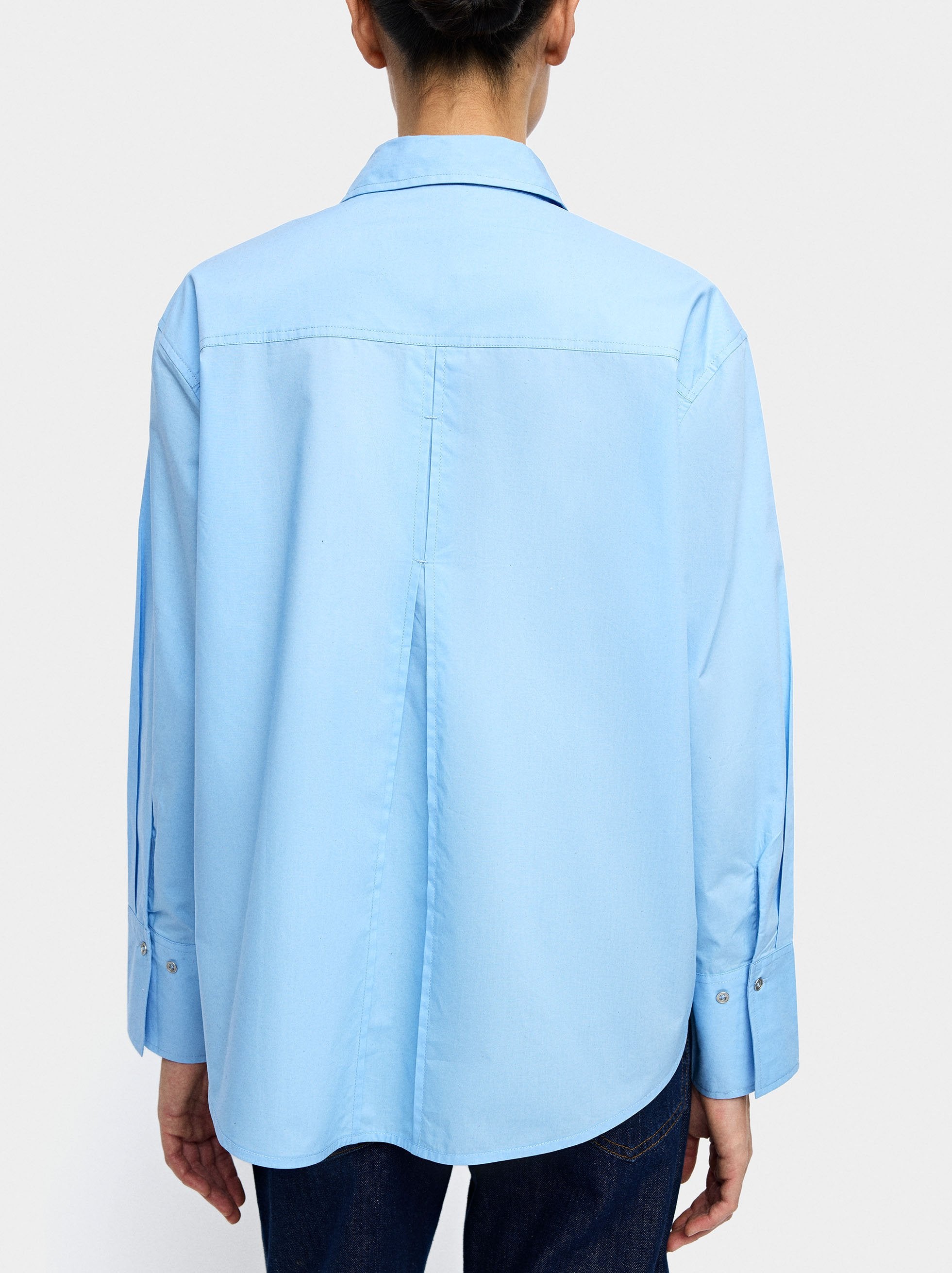 Camisa De Manga Larga 100% Algodón