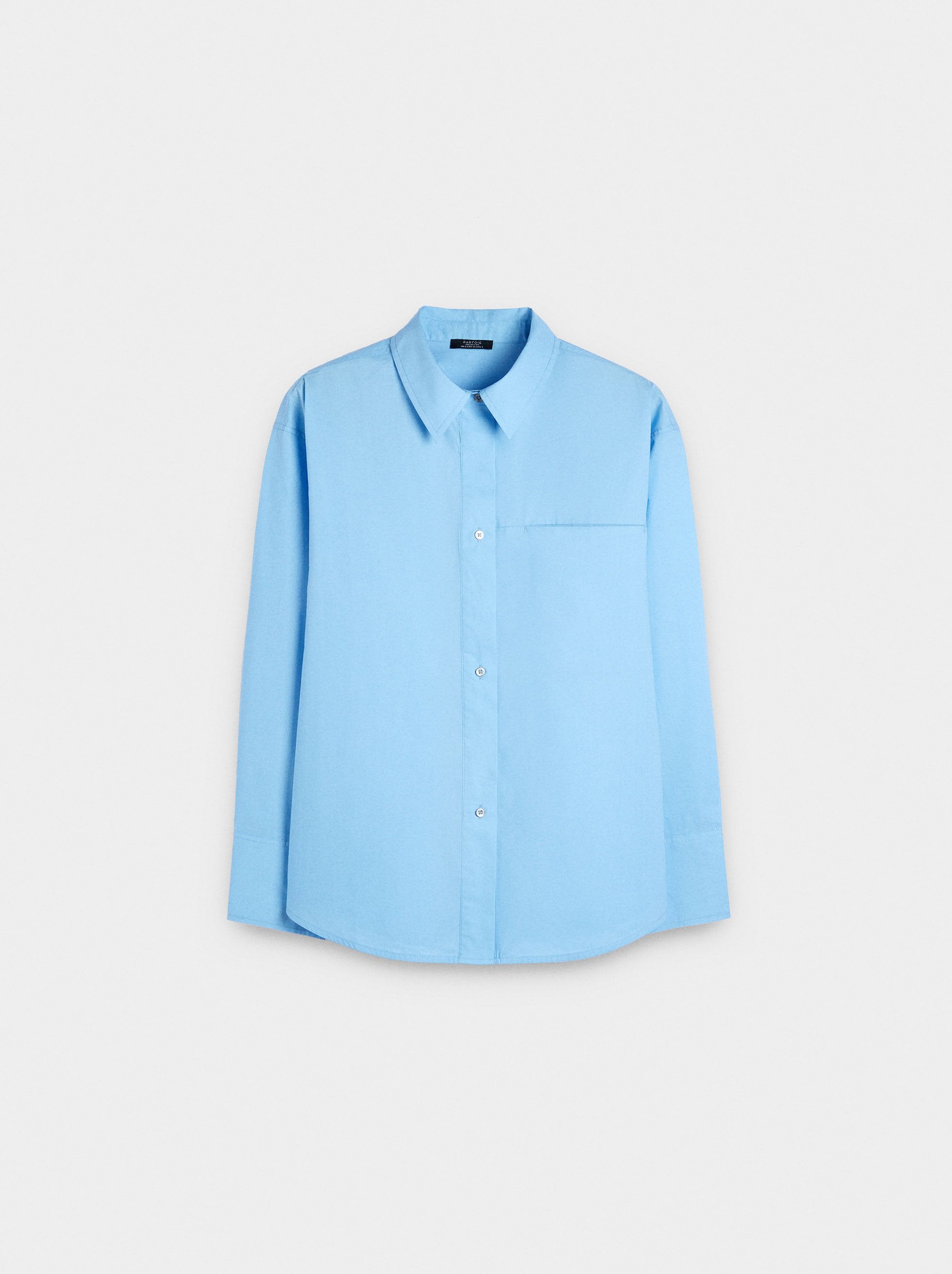 Camisa De Manga Larga 100% Algodón