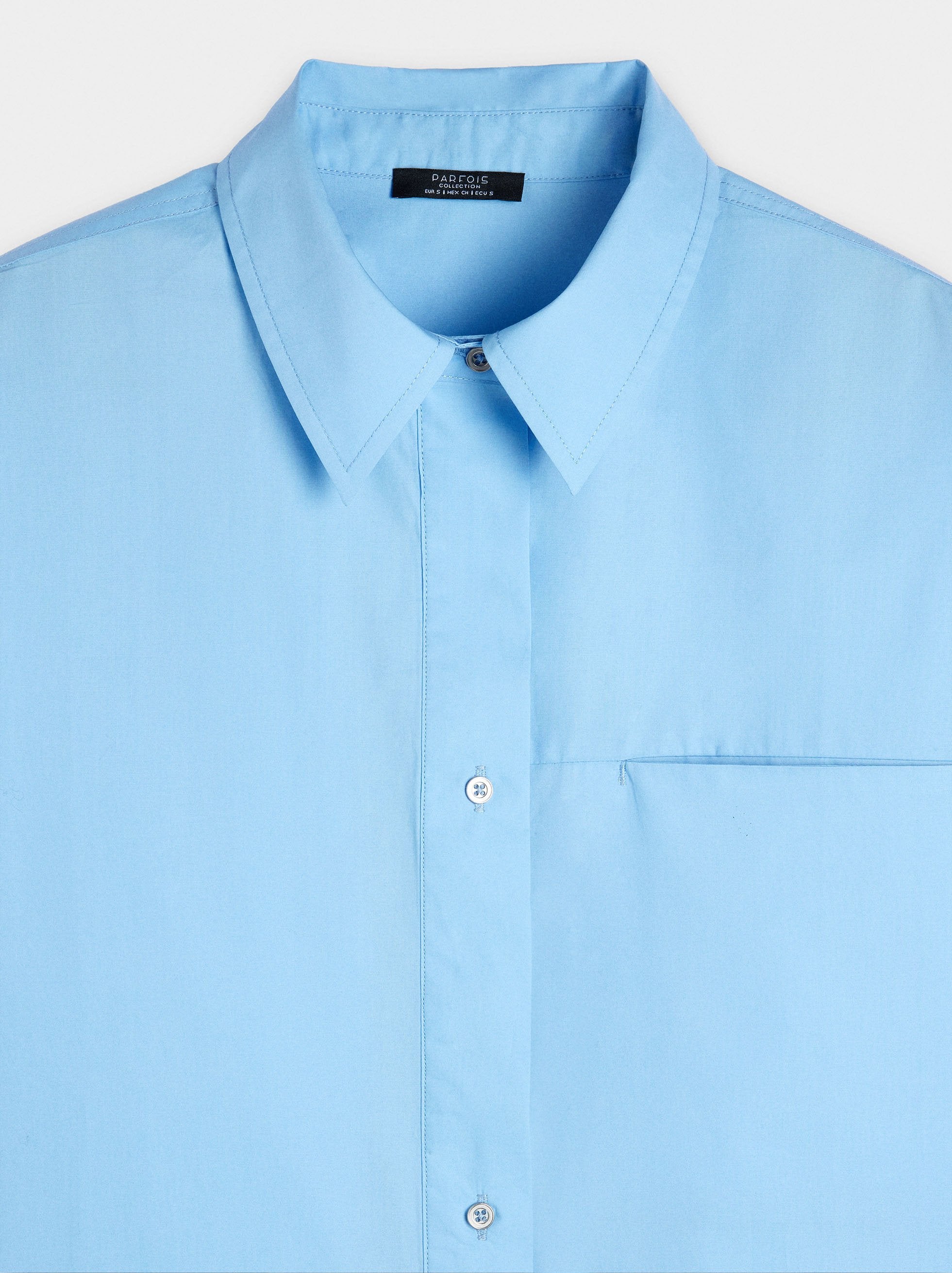 Camisa De Manga Larga 100% Algodón