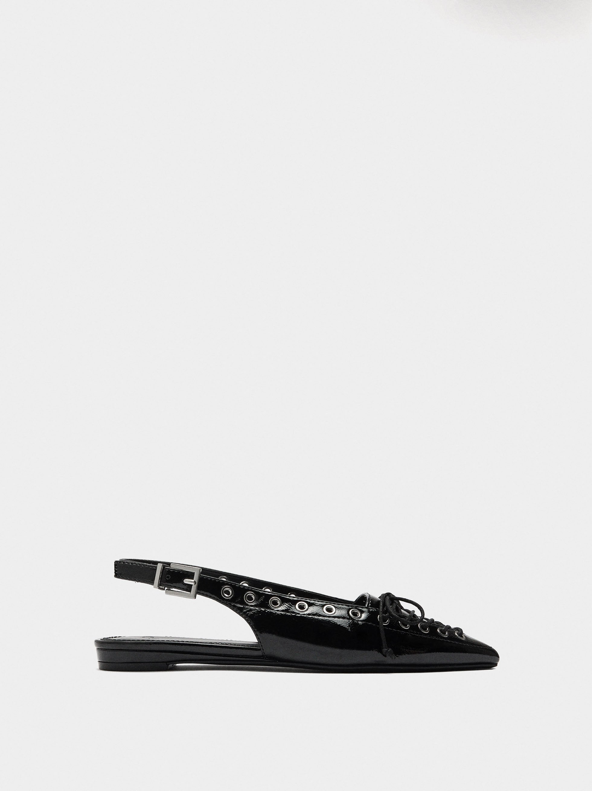 Bailarinas Destalonadas Con Tachas