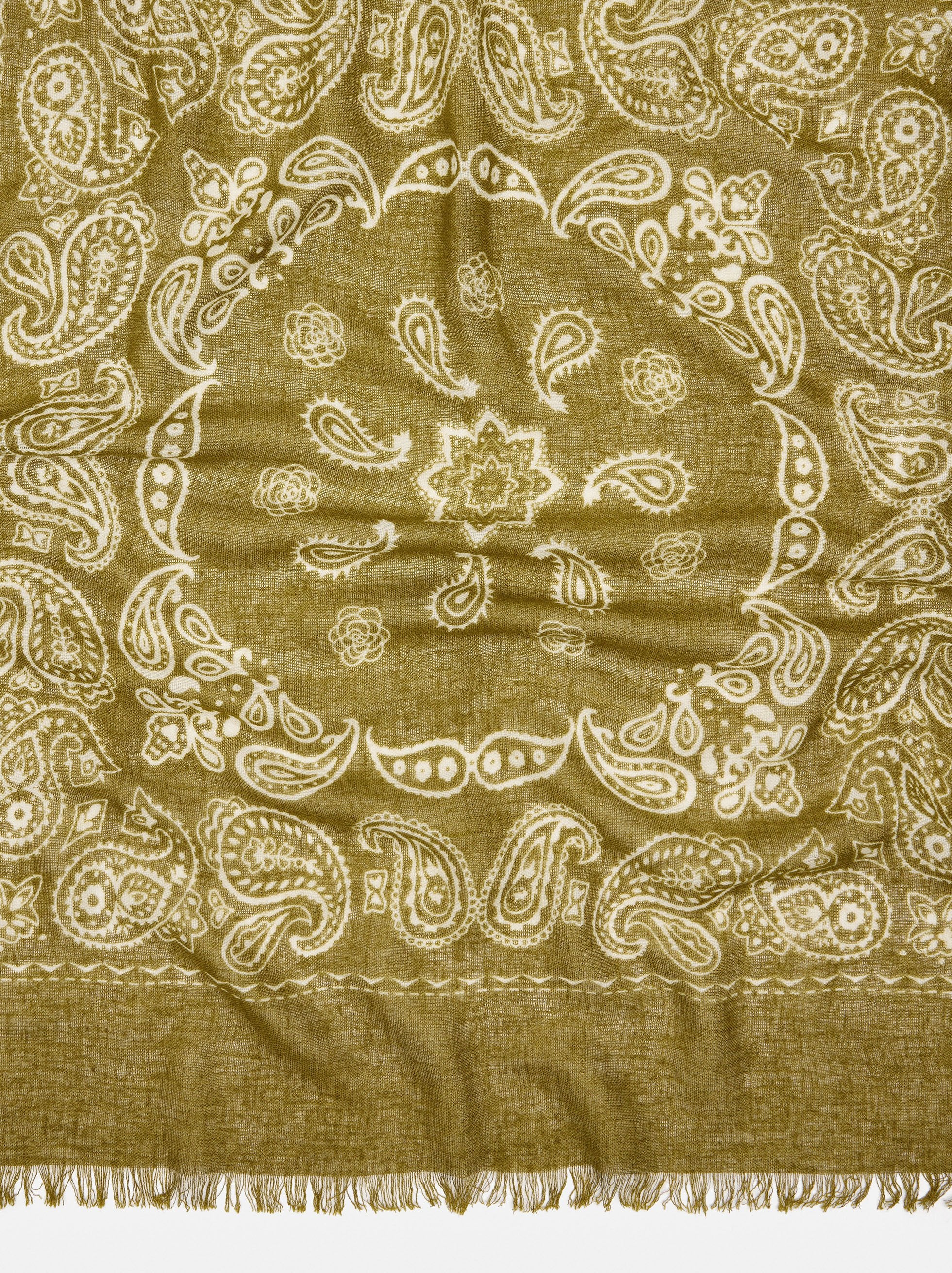 Pañuelo De Lino Estampada