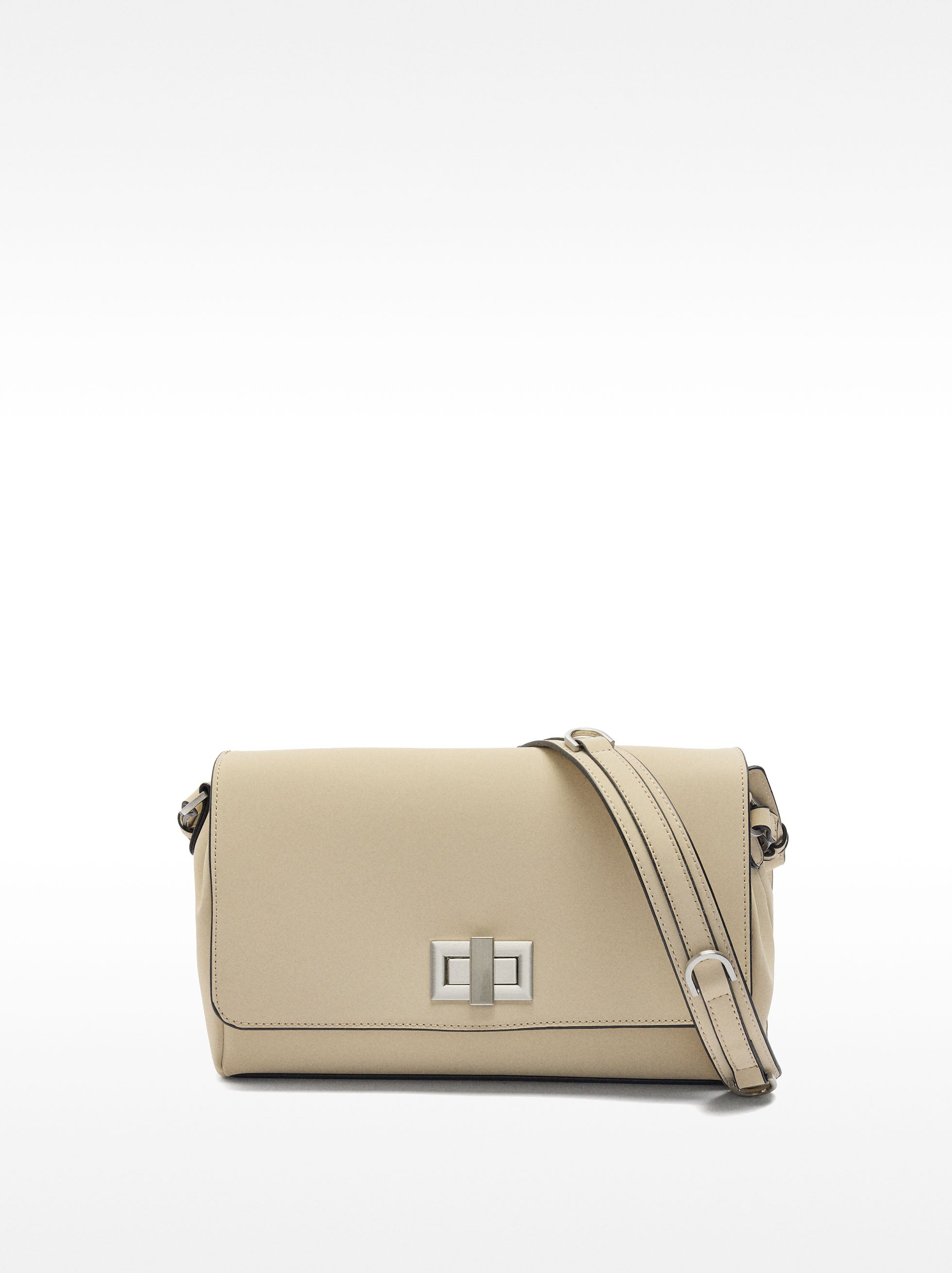 Bolso Bandolera Con Solapa