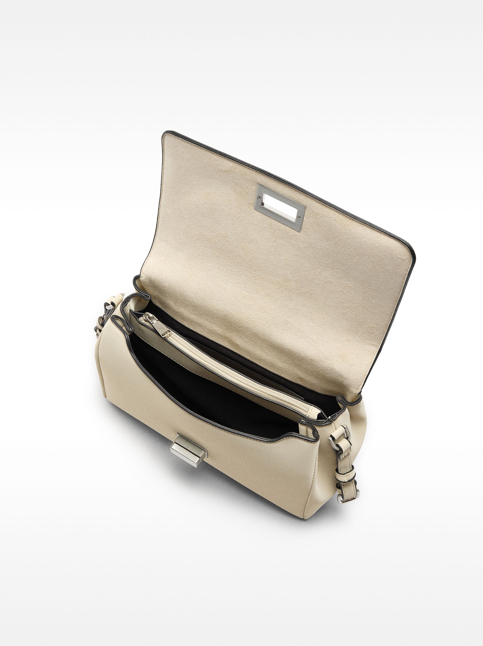 Bolso Bandolera Con Solapa