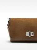 Bolso Bandolera Con Solapa