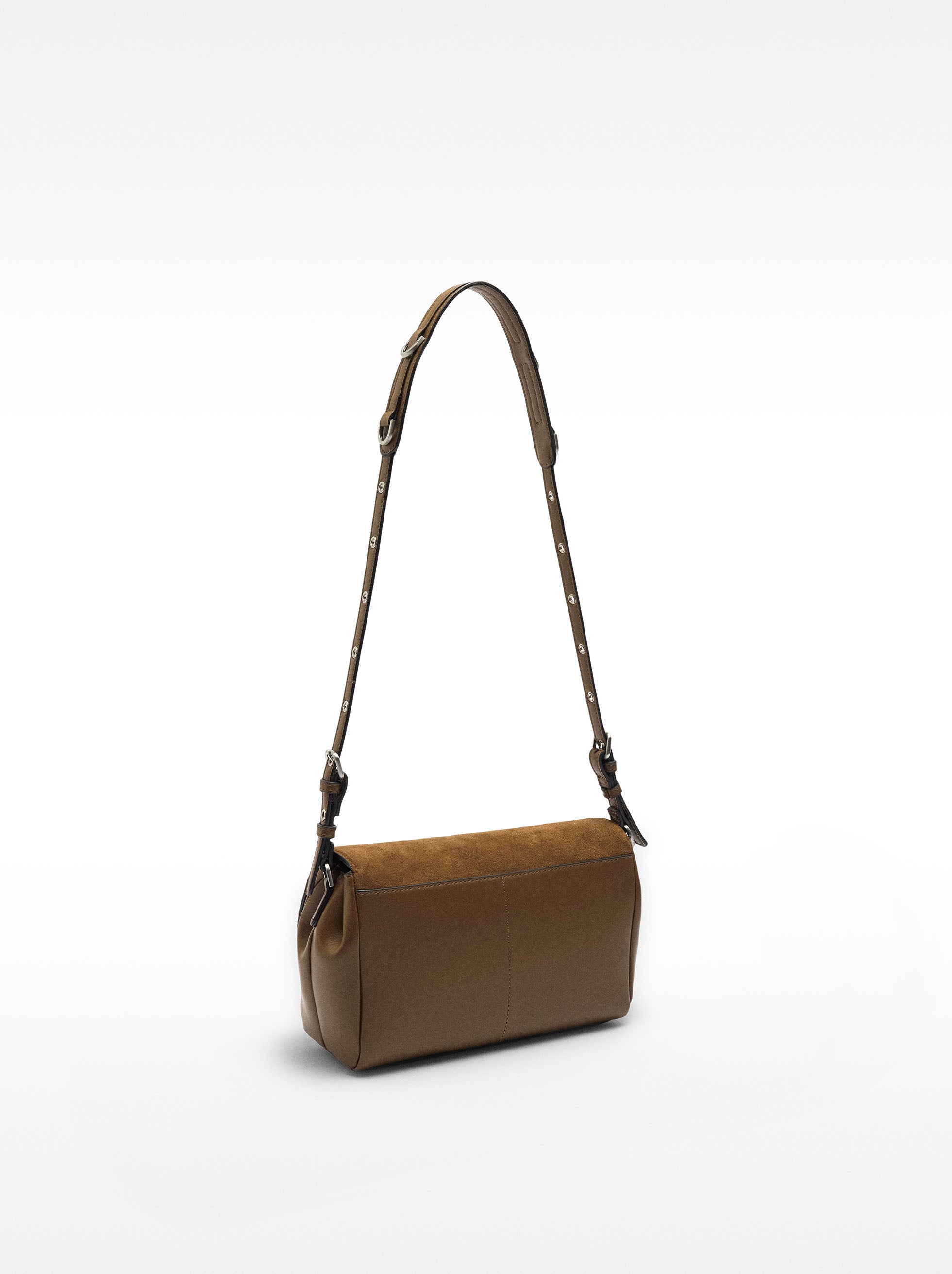 Bolso Bandolera Con Solapa