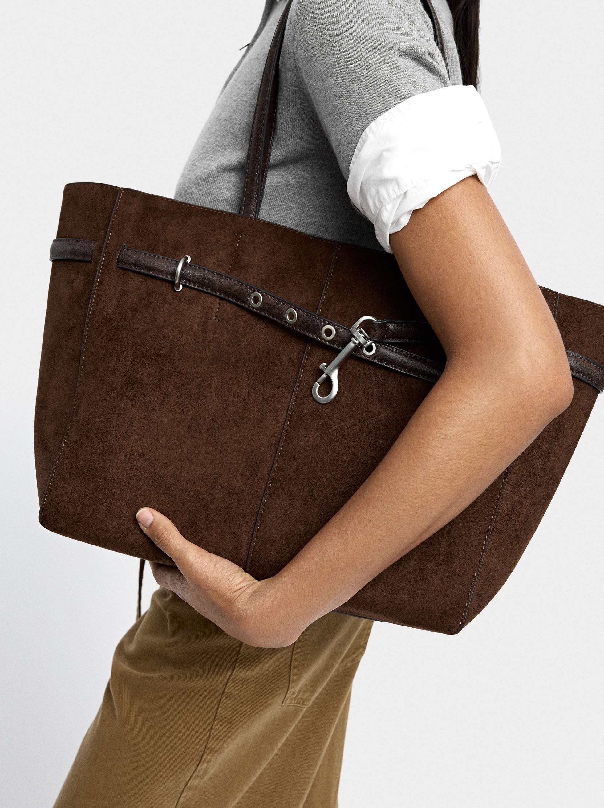 Bolso Shopper Efecto Piel