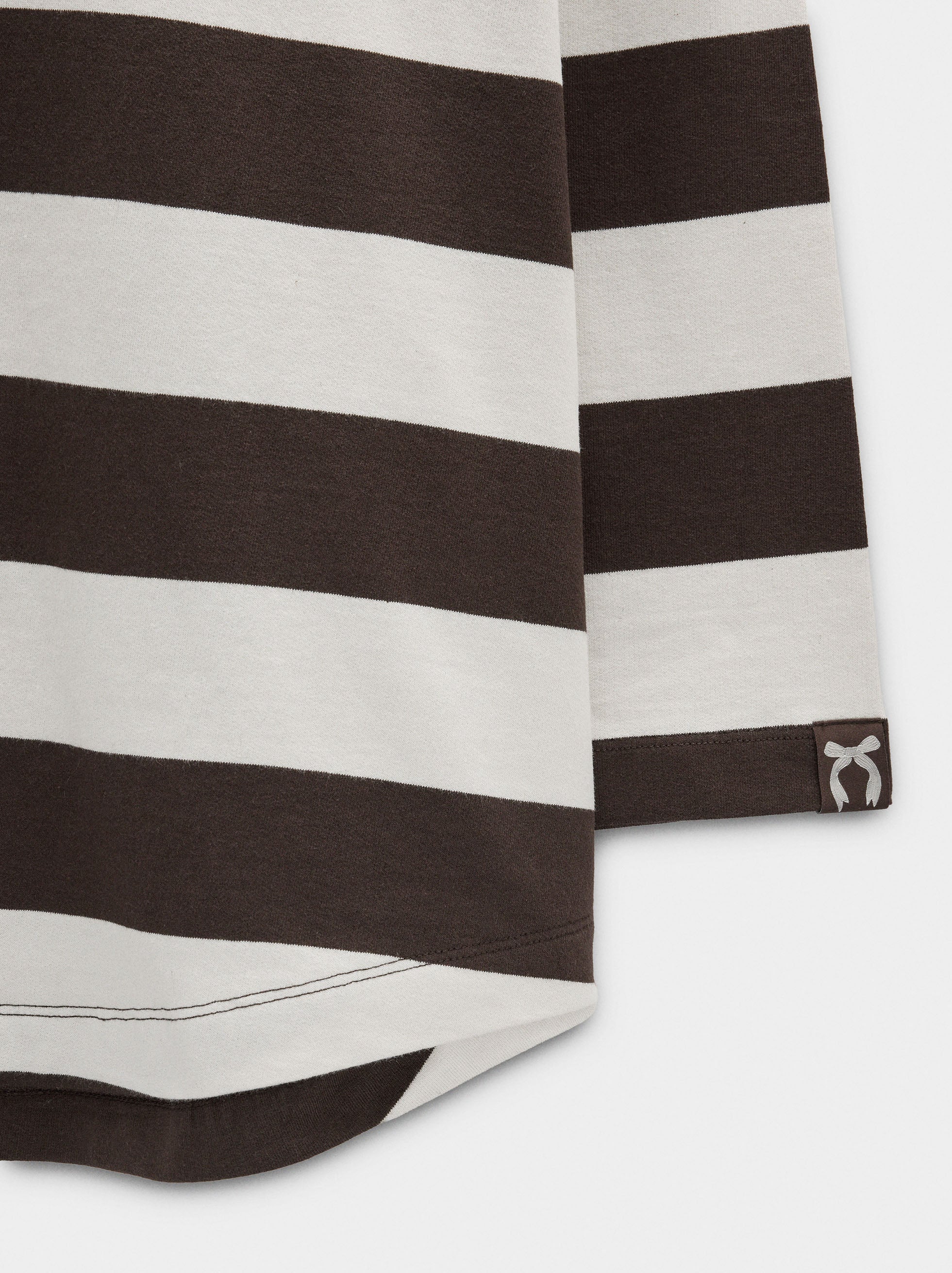 Camiseta A Rayas 100% Algodón