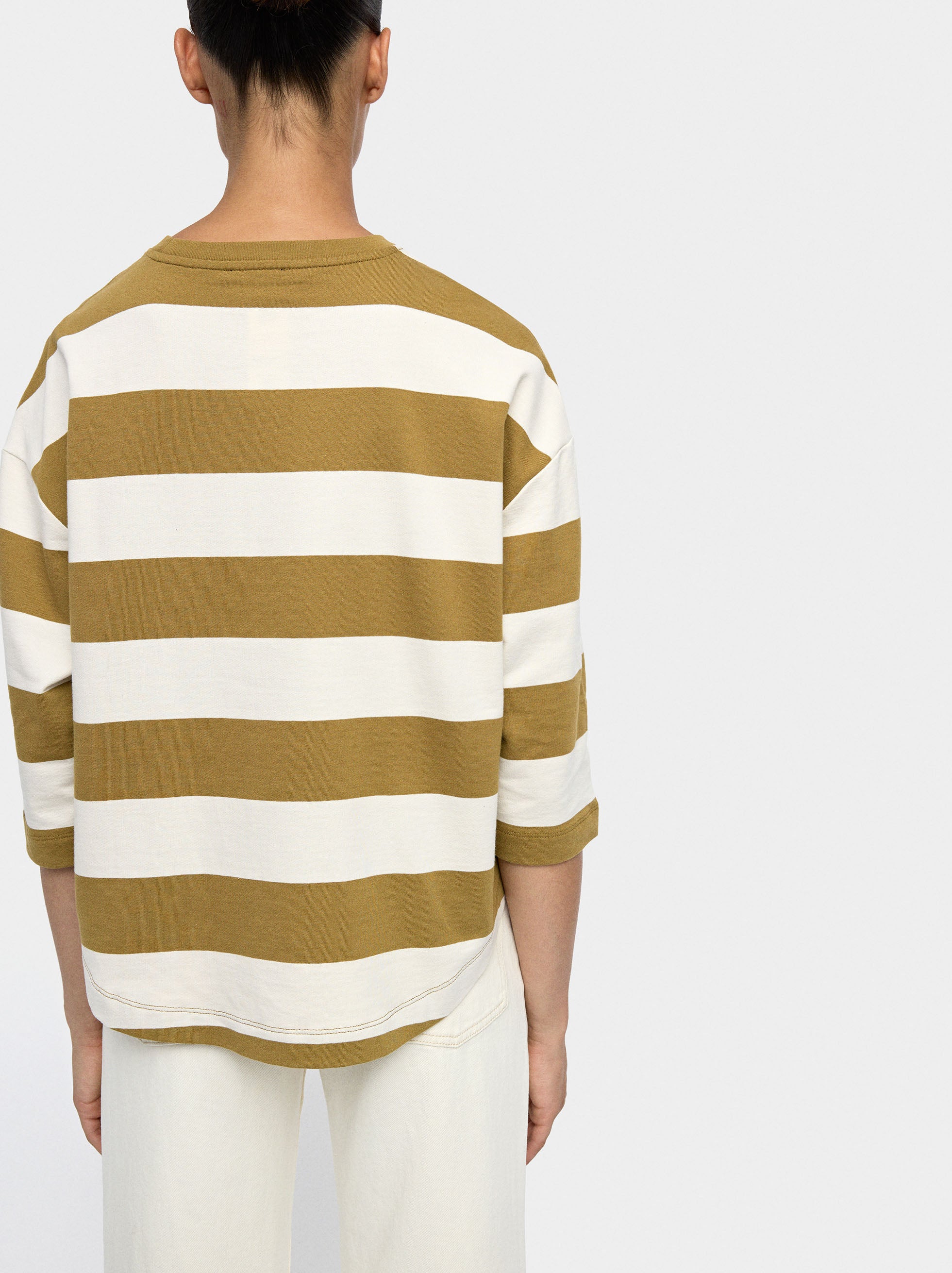 Camiseta A Rayas 100% Algodón