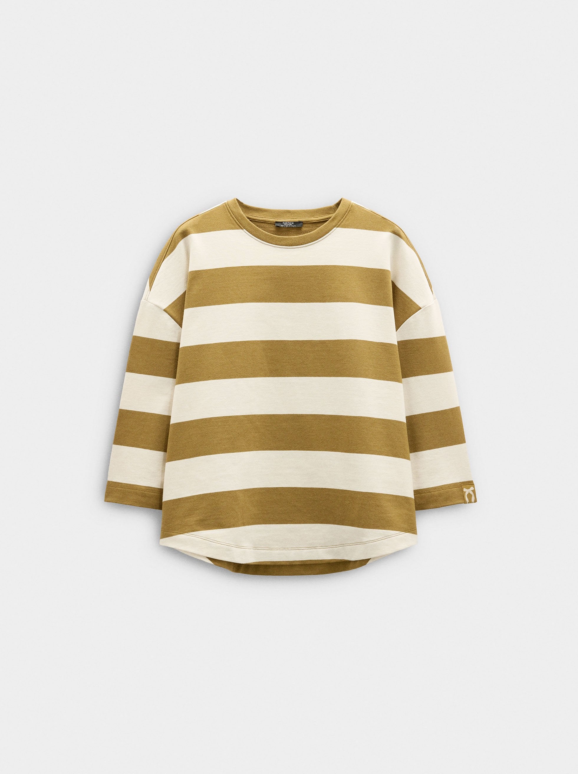 Camiseta A Rayas 100% Algodón