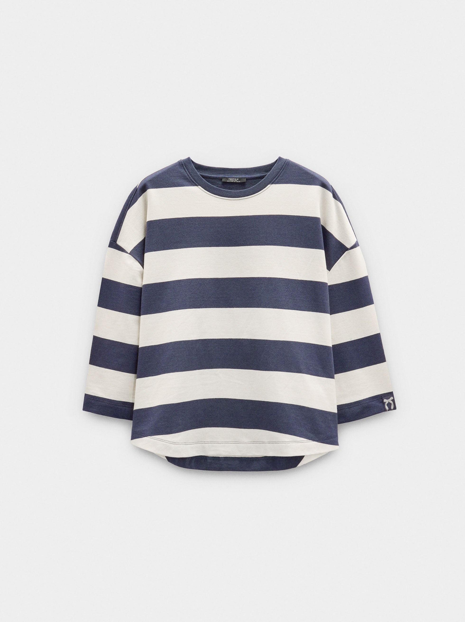 Camiseta A Rayas 100% Algodón