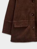 Chaqueta De Piel Con Bolsillos
