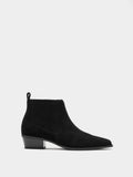 Botines De Piel Con Tacón