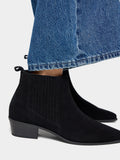 Botines De Piel Con Tacón