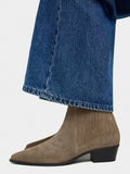 Botines De Piel Con Tacón