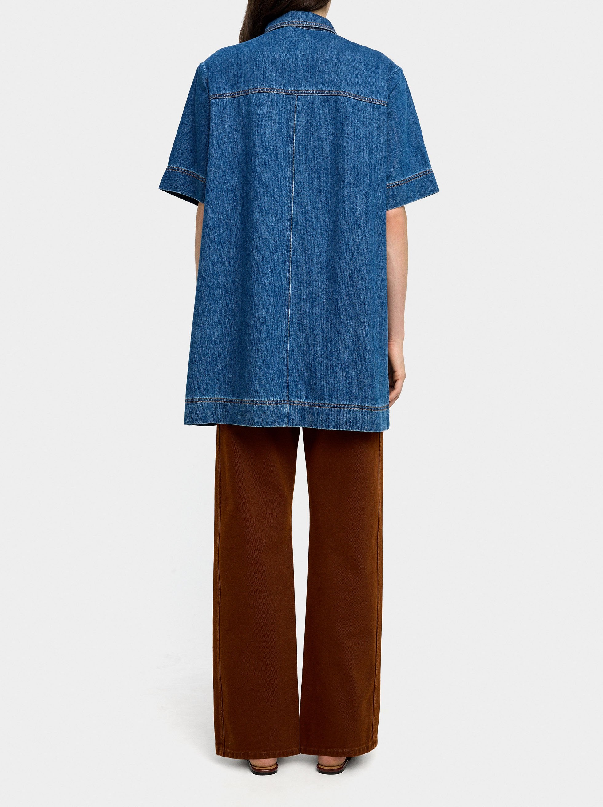 Vestido Denim 100% Algodón