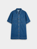 Vestido Denim 100% Algodón