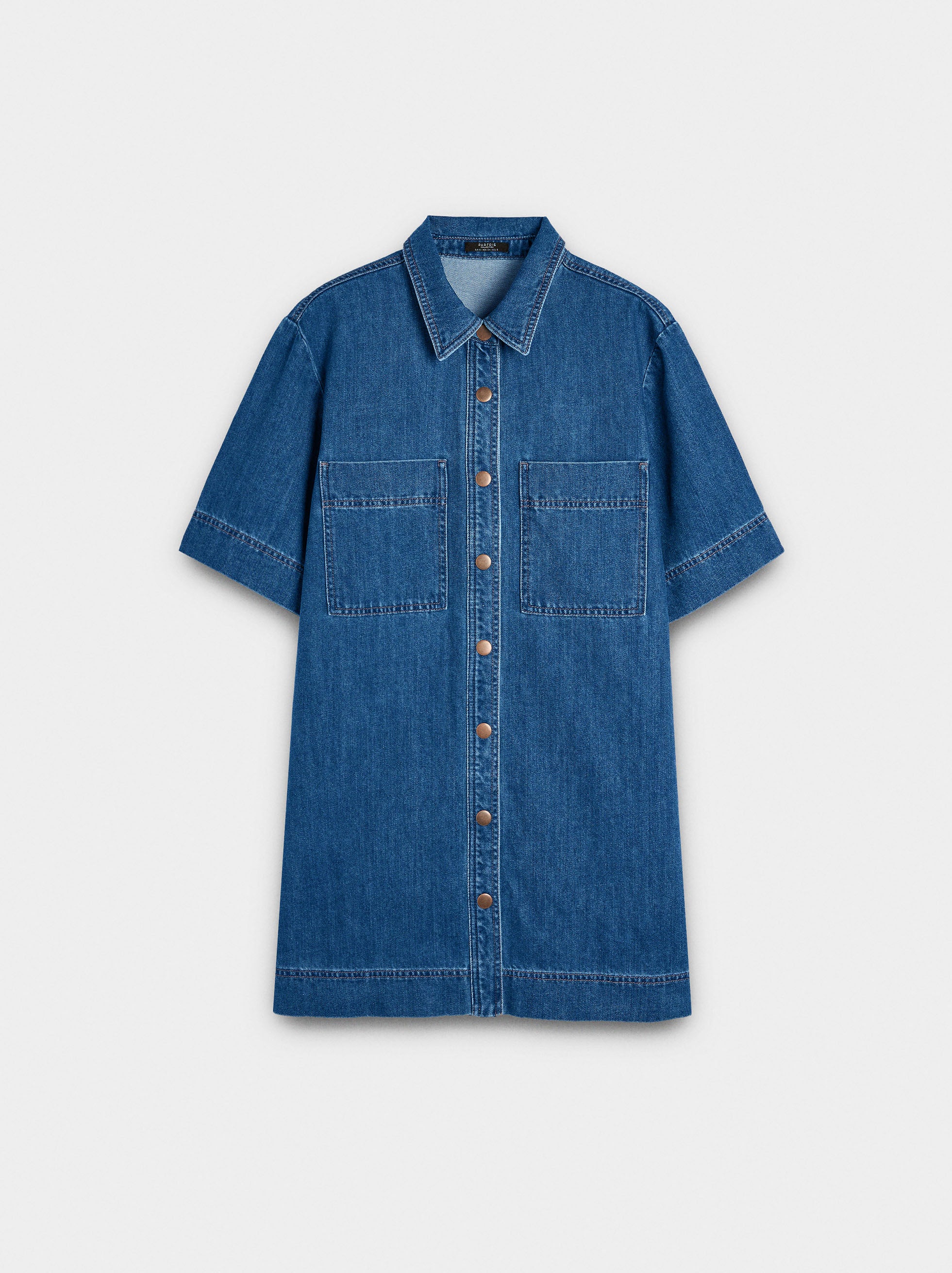 Vestido Denim 100% Algodón