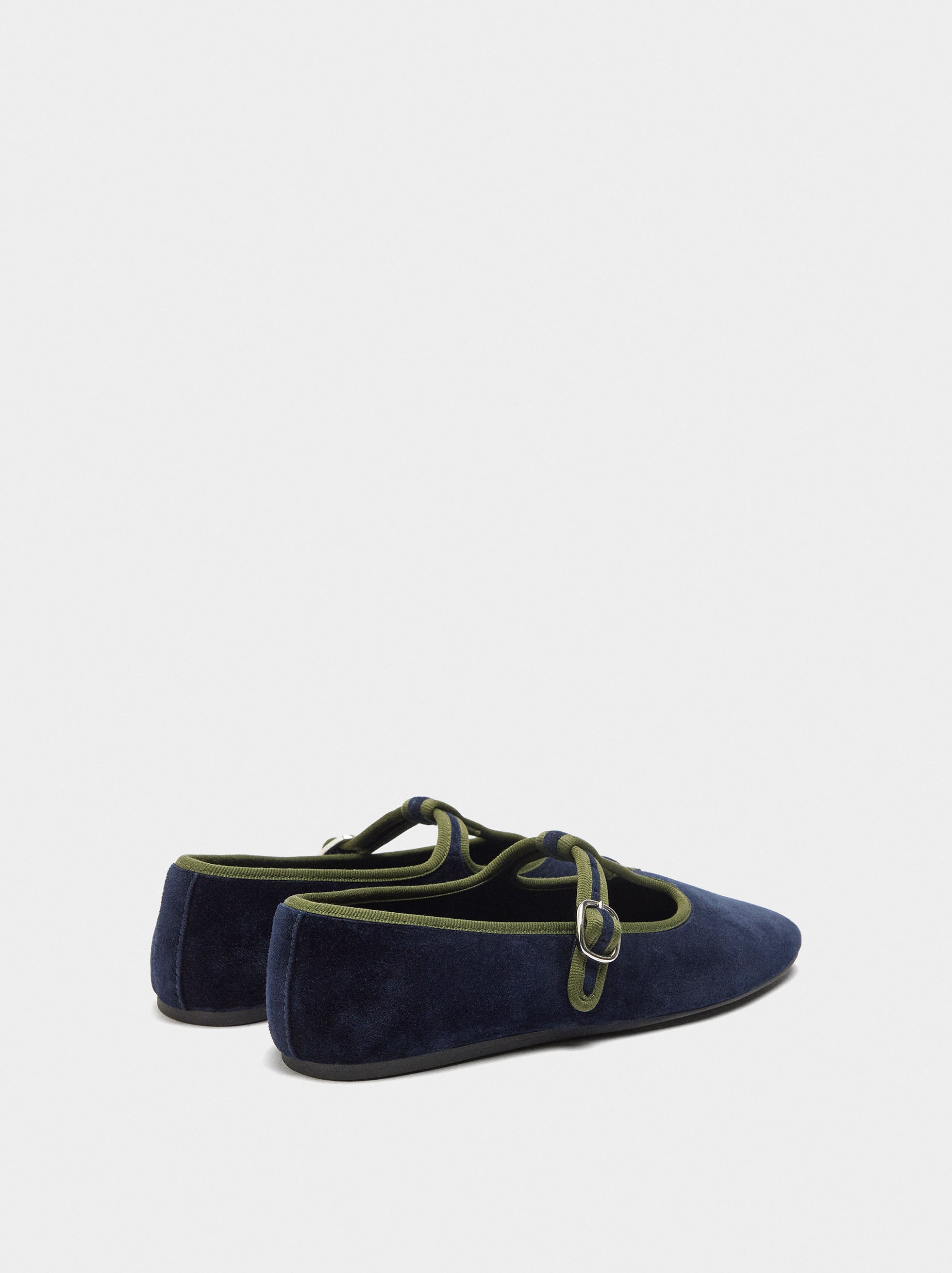 Bailarinas T-Bar De Textura Suave