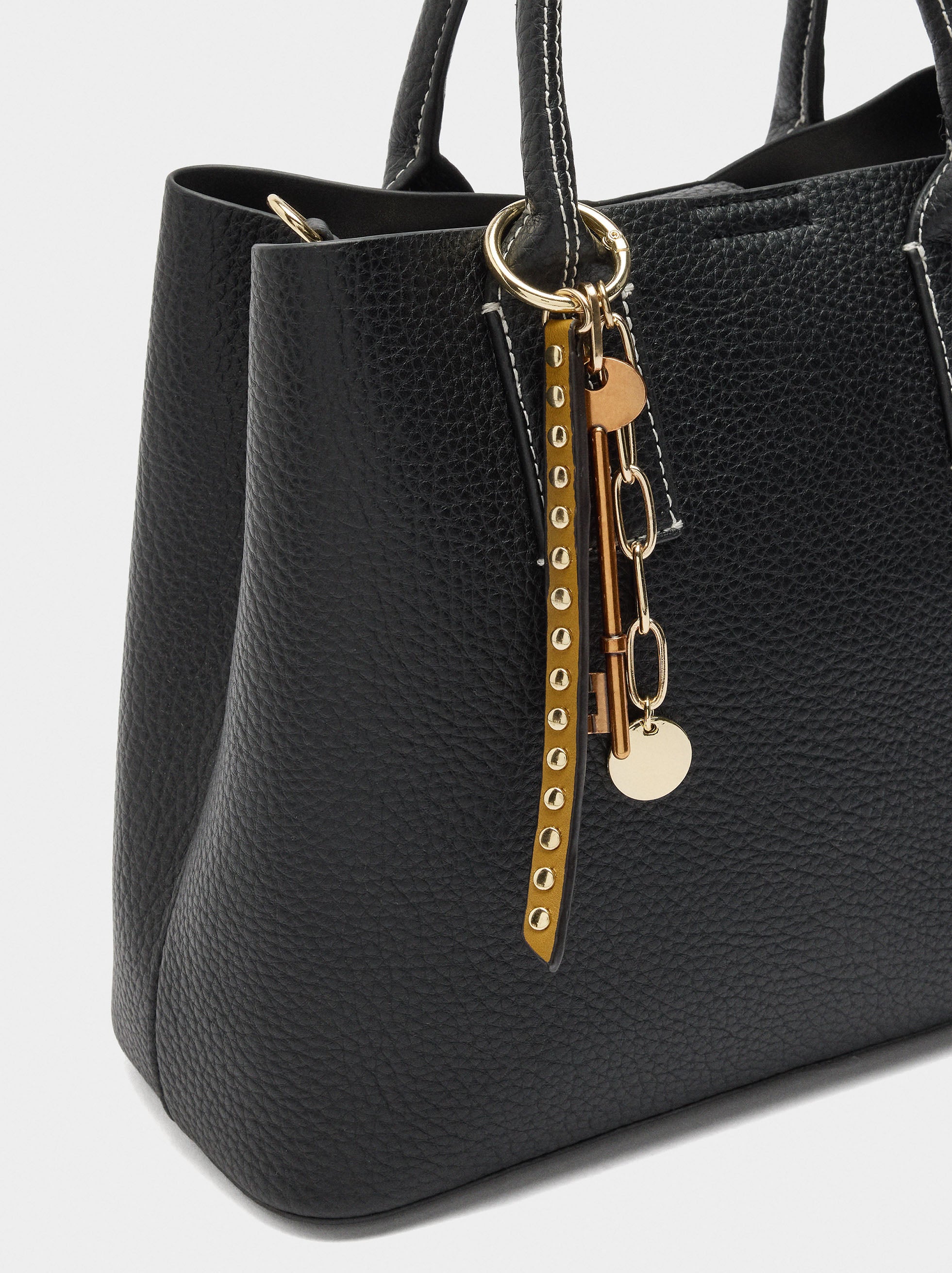 Bolso Tote Con Textura