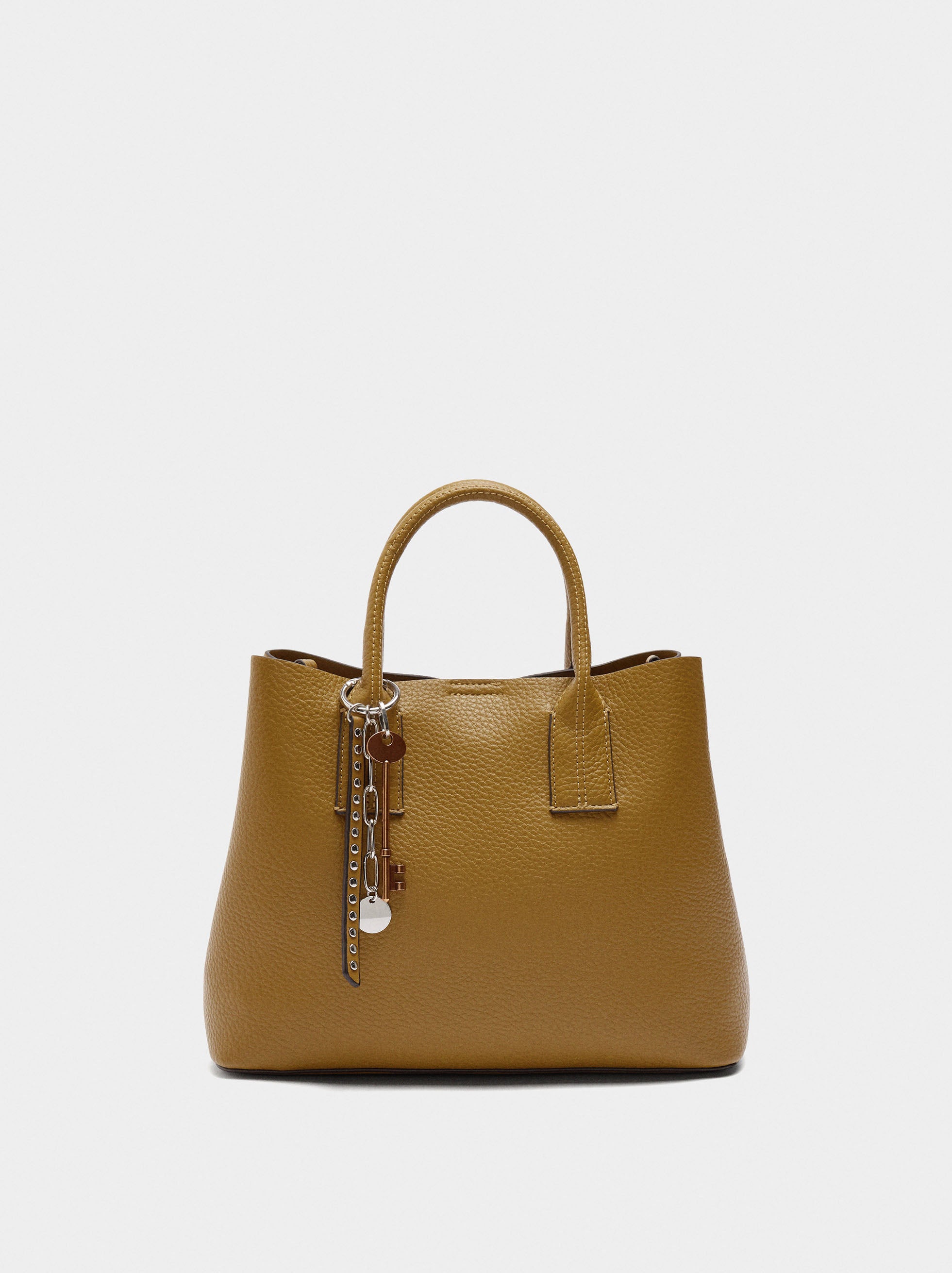Bolso Tote Con Textura