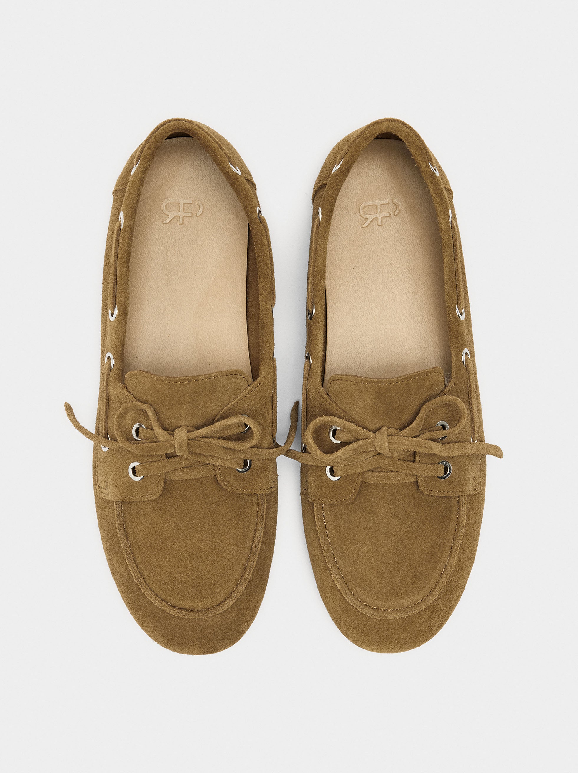 Mocasines De Piel Con Cordones